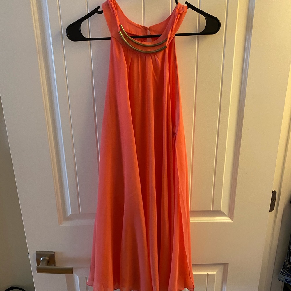 coral dress